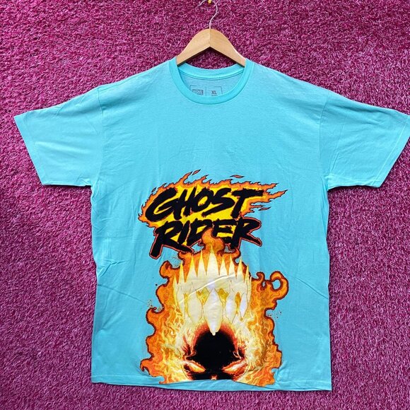 Marvel Ghost Rider Graphic Design T-Shirt XL - Picture 1 of 5